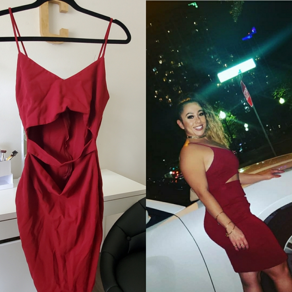 [SOLD] Burgandy dress